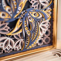 STEREOWOOD Butterfly Rendezvous Multi-Layer Wall Art, Crafts housewarming Gift - Thumbnail 6