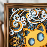 STEREOWOOD Kitty and Koi Personalized Ornaments, Creative Gifts - Thumbnail 7
