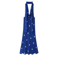 Fashionable sexy hot girl polka dot print dress - Thumbnail 1