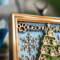 STEREOWOOD Christmas Cat Creative Desktop Decoration|Christmas Giftidea - Thumbnail 7