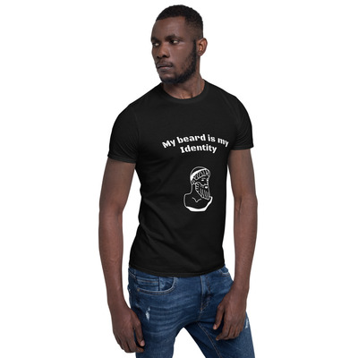 Mens funny beard short-sleeve unisex t-shirt