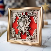 STEREOWOOD Auspicious Conch Wooden Wall Art,Desktop decoration,Laser Cut Arts - Thumbnail 2