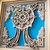 STEREOWOOD Auspicious Wheel Multi-Layer Wall Art,Creative Gifts - Thumbnail 5
