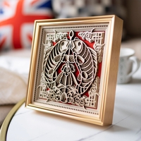 STEREOWOOD Fish Wooden Wall Art,Desktop decoration,Laser Cut Arts and Cra,3d art - Thumbnail 3