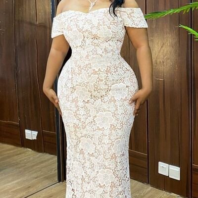 Elegant sheath lace afrcian girls prom dresses evening gowns formal party gowns