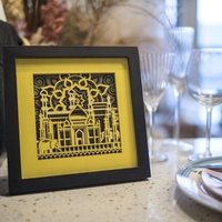 STEREOWOOD India Multi-Layer Wooden Wall Art, Creative Gifts, Laser Cut - Thumbnail 2