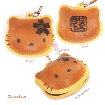 Rare hk red bean dorayaki squishy - licensed sanrio - Thumbnail 3