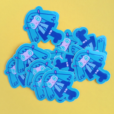 Summer drop sticker 