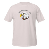 Bald American Dude Short-Sleeve Unisex T-Shirt Patriotic Eagle USA America Hair - Thumbnail 13