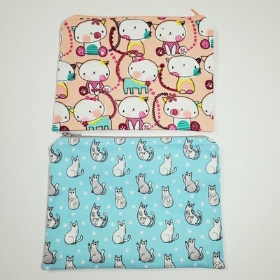 Zipper pouches (assorted)