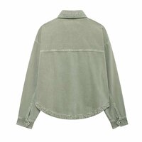 Fashionable patchwork denim jacket - Thumbnail 6