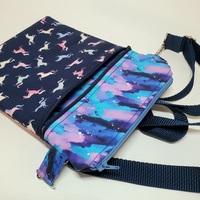 Frolicking Unicorn Crossbody Bag - Thumbnail 1