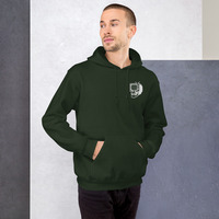 Metamelos Static Skull Hoodie  Embroidered Chest, Hourglass Tape Print - Thumbnail 52