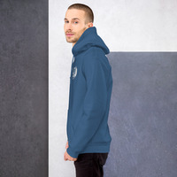 Metamelos Static Skull Hoodie  Embroidered Chest, Hourglass Tape Print - Thumbnail 66