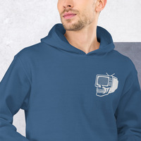 Metamelos Static Skull Hoodie  Embroidered Chest, Hourglass Tape Print - Thumbnail 18