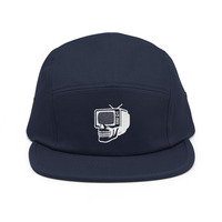 Metamelos Static Skull Camper Cap  5-Panel Low-Profile Cotton Hat - Thumbnail 3