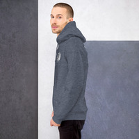 Metamelos "Drip Signal" Hoodie  Embroidered Static Skull Front, Record Pool Back Print - Thumbnail 81