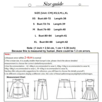 Gothic Kawaii Rhinestone Denim Crop Top - Thumbnail 4