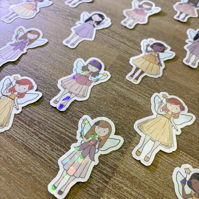 Choose your spring fairies individual stickers - Thumbnail 1