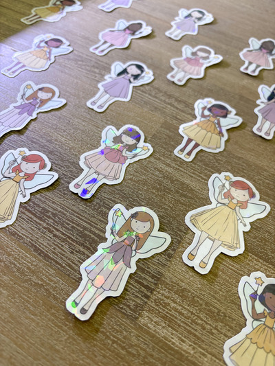 Choose Your Spring Fairies Individual Stickers