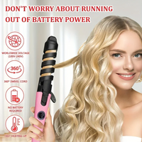 Automatic Curling Iron,Hair Straightener And Curling 2 In 1,New Self Curling Iron, Hair Styling,Perfect Holiday Gift For Women - Thumbnail 1