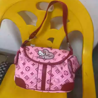 Tote bag cute sweet girl soft leather shoulder underarm bag - Thumbnail 4