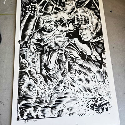 El muerto pinup