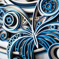 STEREOWOOD Butterfly Multi-Layer Wall Art, geometric wood wall art - Thumbnail 4