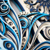STEREOWOOD Butterfly Multi-Layer Wall Art, geometric wood wall art - Thumbnail 7