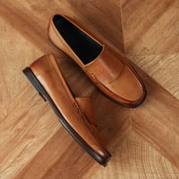 HANDMADE LEATHER SHOES lightweight breathable retro genuine leather  - Thumbnail 3