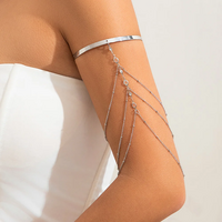 Trendy Arm Jewelry Fashion Sexy Multi-layered Rhinestone Chain - Thumbnail 5