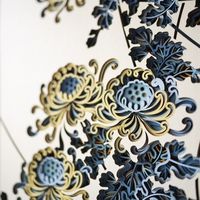 STEREOWOOD Chrysanthemu Multi-Layer Art, Stereoscopic 3D Decor,Mandala Laser Cut - Thumbnail 3