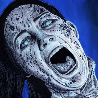 Bent neck lady print - Thumbnail 1
