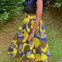 Radiant Waves Skirt Set w/ Headwrap & Purse - Thumbnail 2