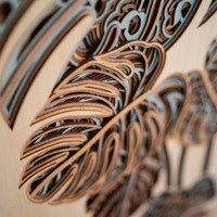 STEREOWOOD Auspicious Multi-Layer Wall Art, Stereoscopic 3D Decor - Thumbnail 5
