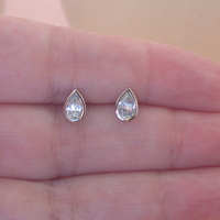 BOXED GIFT SET/Blue Topaz Pendant 18" Sterling Silver Chain/Topaz Necklace/Topaz Jewellery/Topaz Earrings/Topaz Jewelery/November Birthstone/UK - Thumbnail 7