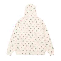 Cute cartoon kitty cat print hooded sweatshirt - Thumbnail 1