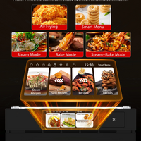 2.5 Cu.ft Built-in Electric Wall Oven With TFT Display 8 Cooking Modes In Steam - Thumbnail 2