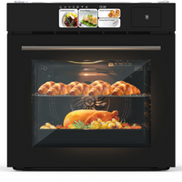 2.5 Cu.ft Built-in Electric Wall Oven With TFT Display 8 Cooking Modes In Steam - Thumbnail 3