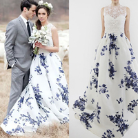 Floral Wedding Dresses Bridal Gown  - Thumbnail 1