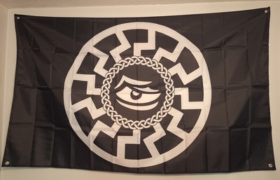 Black Sun/Wotan's Eye Banner 3X5 FT