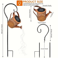 Solar Watering Can Light Outdoor Waterproof Shower Light LED Fairy - Thumbnail 6
