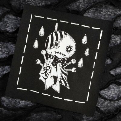 New! voodoo teru teru bozu japanese kawaii punk patches