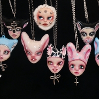 Handmade hybrid doll face (unique) - Thumbnail 4