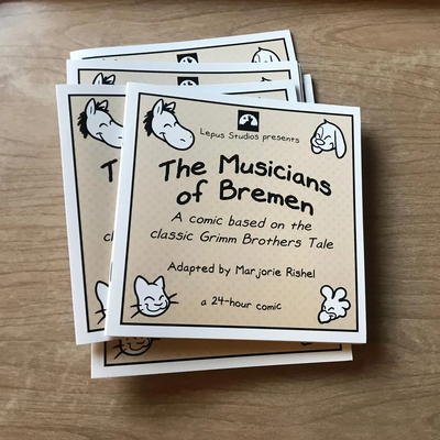 Musicians of bremen - comic