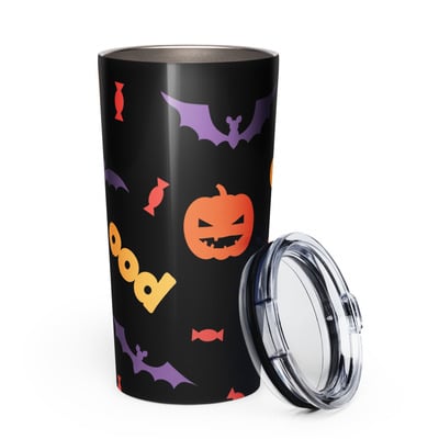 Treat or treat stainless steel tumbler
