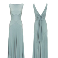 New Arrive A Line V Back Chiffon Party Dress Evening Dress - Thumbnail 2