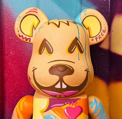 Custom Bearbrick 400% by Topo "Solar Drive"