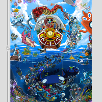 Pokemon x One Piece Print - Thumbnail 1