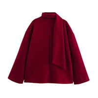 Thickened scarf woolen suit jacket - Thumbnail 1